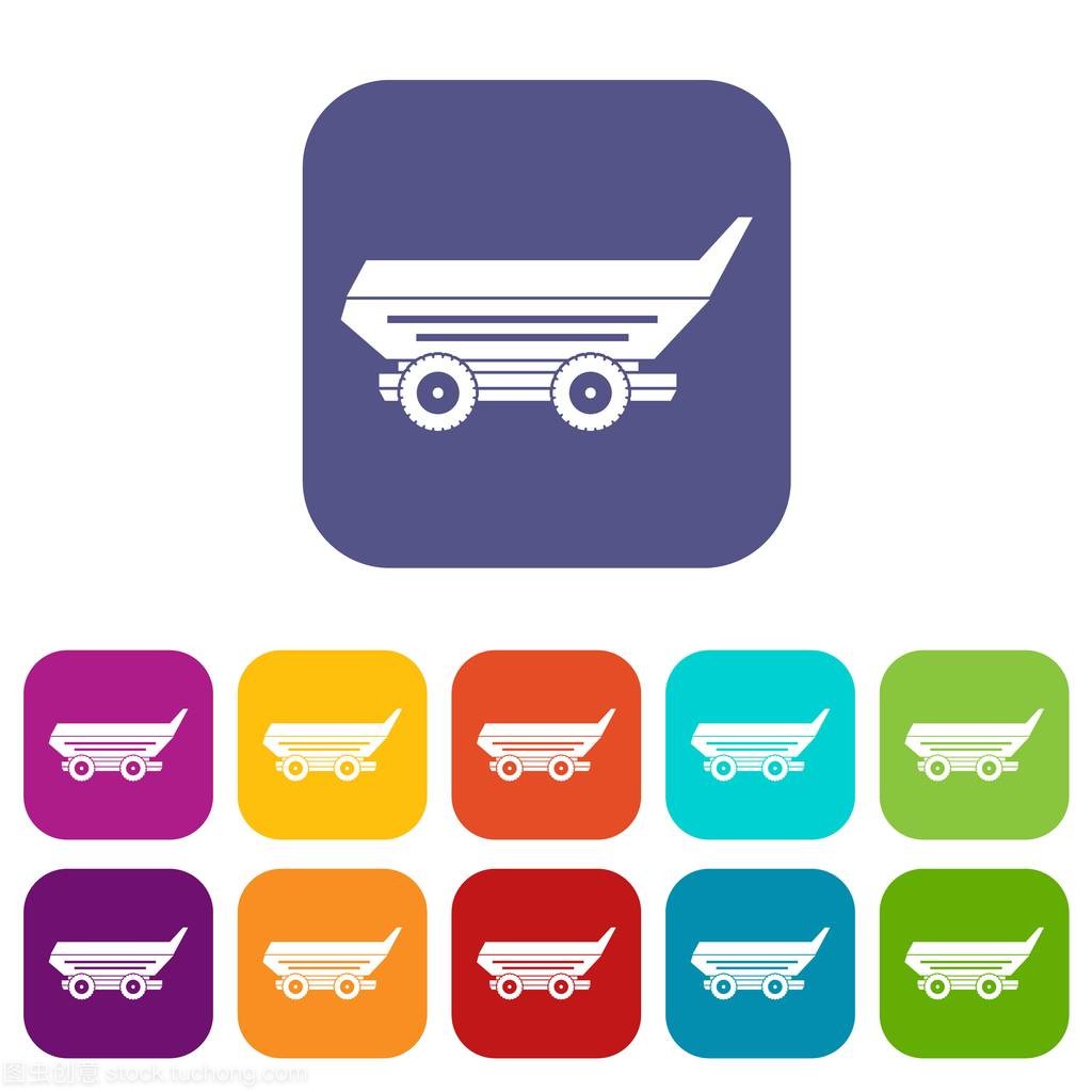 汽車拖車圖標(biāo)設(shè)計(jì)指南 追求視覺平整與清晰辨識(shí)